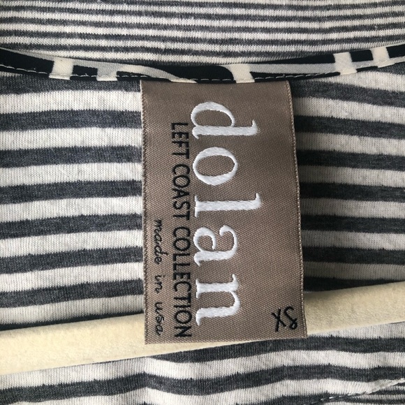 Anthropologie Size XS Dolan Left Coast Striped Open Front Cardigan Sweater Knit - Picture 6 of 7